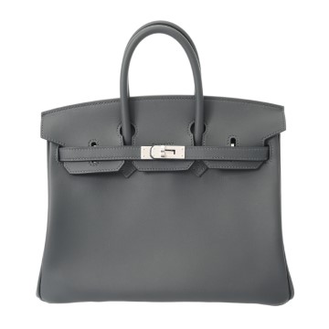 エルメス バーキン 25 グリミスティ ヴォースイフト レディース バッグ 【新品】【bag】