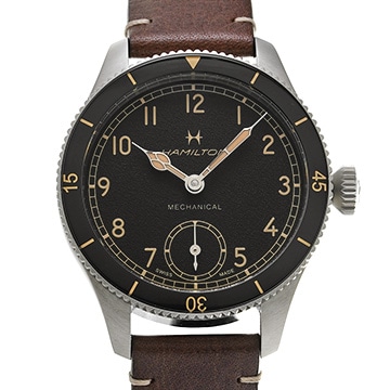 ハミルトン カーキ アビエーション パイロット パイオニア H76719530 ブラック メンズ 時計 【中古】【wristwatch】