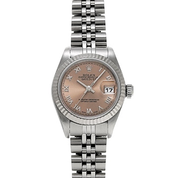 ロレックス デイトジャスト 79174 ピンク レディース 時計 【中古】【wristwatch】