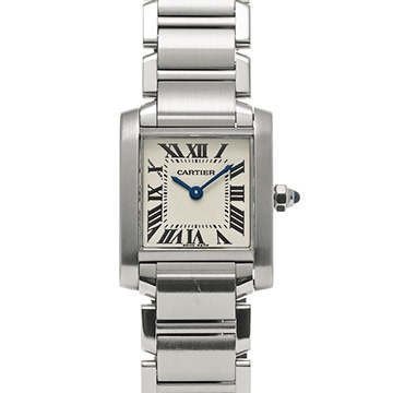 カルティエ タンクフランセーズ SM　 W51008Q3 シルバー レディース 時計 【中古】【wristwatch】