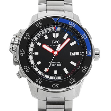 IWC アクアタイマー ディープツー IW354703 ブラック メンズ 時計 【中古】【wristwatch】