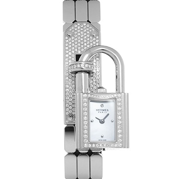 エルメス ケリーウォッチ ダイヤ KE4.131.212 ホワイトシェル レディース 時計 【新品】【wristwatch】