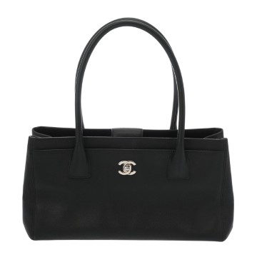シャネル エグゼクティブトート ブラック A67282 カーフスキン レディース バッグ 【中古】【bag】