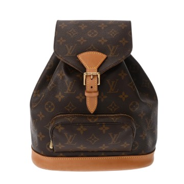 ルイ ヴィトン モノグラム モンスリ MM ブラウン M51136 モノグラムキャンバス レディース バッグ 【中古】【bag】