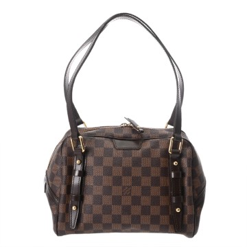 ルイ ヴィトン ダミエ リヴィントン PM エベヌ N41157 ダミエキャンバス レディース バッグ 【中古】【bag】