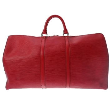 ルイ ヴィトン エピ キーポル バンドリエール 55 カスティリアンレッド M42957 レザー ユニセックス バッグ 【中古】【bag】