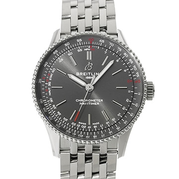 ブライトリング ナビタイマー オートマチック 36 A17327381B1A1 グレー メンズ 時計 【中古】【wristwatch】