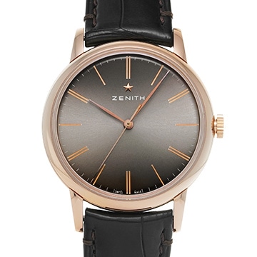 ゼニス エリート クラシック 18.2290.679/18.C498 ブラウン メンズ 時計 【中古】【wristwatch】