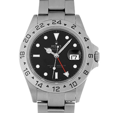 ロレックス エクスプローラーII 16570 ブラック メンズ 時計 【中古】【wristwatch】