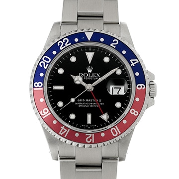 ロレックス GMTマスターII 16710 ブラック メンズ 時計 【中古】【wristwatch】