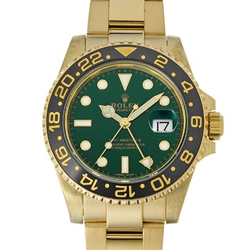ロレックス GMTマスターII 116718LN グリーン メンズ 時計 【中古】【wristwatch】