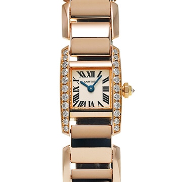 カルティエ タンキッシム SM WE70058H シルバー レディース 時計 【中古】【wristwatch】