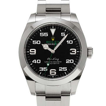 ロレックス エアキング 116900 ブラック メンズ 時計 【中古】【wristwatch】
