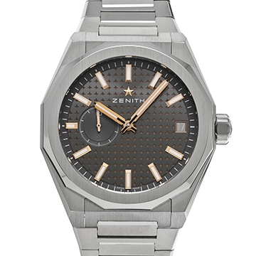 ゼニス デファイ スカイライン 03.9300.3620/02.I001 グレー メンズ 時計 【中古】【wristwatch】