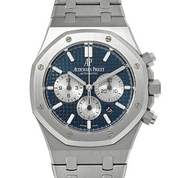 オーデマ ピゲ ロイヤルオーク クロノグラフ 26331ST.OO.1220ST.01 ブルー/ロジウム メンズ 時計 【中古】【wristwatch】