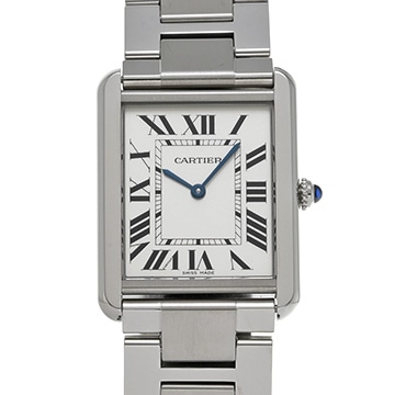 カルティエ タンク ソロ LM W5200014 シルバー メンズ 時計 【中古】【wristwatch】