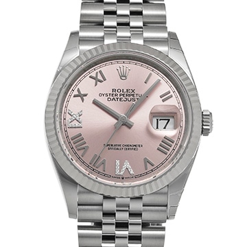 ロレックス デイトジャスト 36 126234 ピンク/ダイヤモンド メンズ 時計 【新品】【wristwatch】
