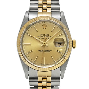 ロレックス デイトジャスト 36 16233 シャンパン メンズ 時計 【中古】【wristwatch】