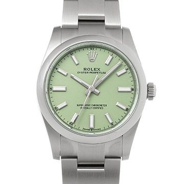 ロレックス オイスターパーペチュアル 34 124200 ピスタチオ ユニセックス 時計 【新品】【wristwatch】