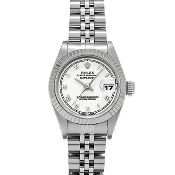 ロレックス デイトジャスト 69174 ホワイト レディース 時計 【中古】【wristwatch】