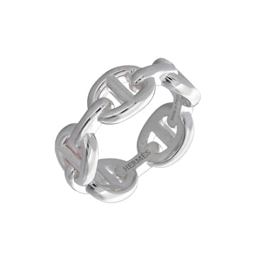 エルメス シェーヌ ダンクル アンシェネ リング PM #50  シルバー シルバー925 レディース ジュエリー 【中古】【jewelry】