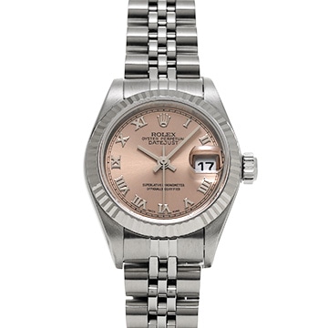 ロレックス デイトジャスト 79174 ピンク レディース 時計 【中古】【wristwatch】