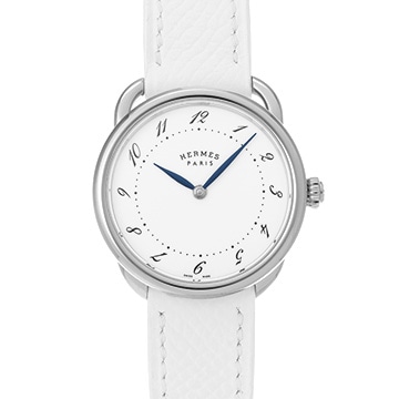 エルメス アルソー 30 AR13.410.130 ホワイト ユニセックス 時計 【新品】【wristwatch】
