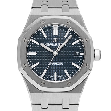オーデマ ピゲ ロイヤルオーク 15450ST.OO.1256ST.03 ブルー ユニセックス 時計 【中古】【wristwatch】