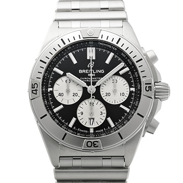 ブライトリング クロノマット B01 42 ジャパンエディション AB0134101B2A1 ブラック/シルバー メンズ 時計 【中古】【wristwatch】