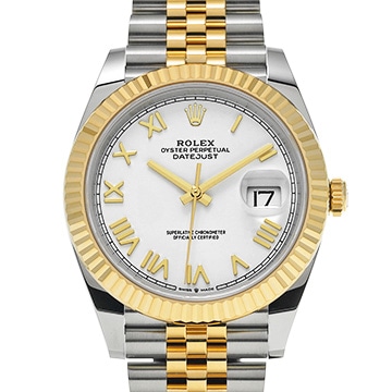 ロレックス デイトジャスト 41 126333 ホワイト メンズ 時計 【新品】【wristwatch】