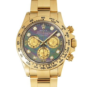 ロレックス コスモグラフ デイトナ 116508NG ブラックシェル/ダイヤモンド メンズ 時計 【中古】【wristwatch】