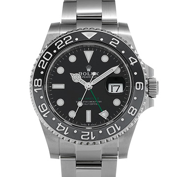 ロレックス GMTマスター II 126710GRNR ブラック メンズ 時計 【新品】【wristwatch】