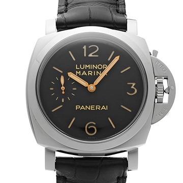 パネライ ルミノールマリーナ 1950 3デイズ アッチャイオ PAM00422 ブラック メンズ 時計 【中古】【wristwatch】