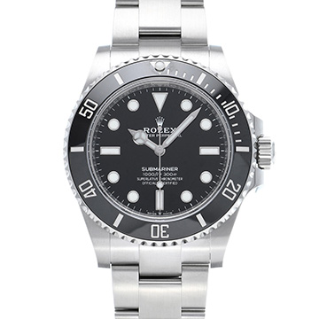 ロレックス サブマリーナ 124060 ブラック メンズ 時計 【中古】【wristwatch】