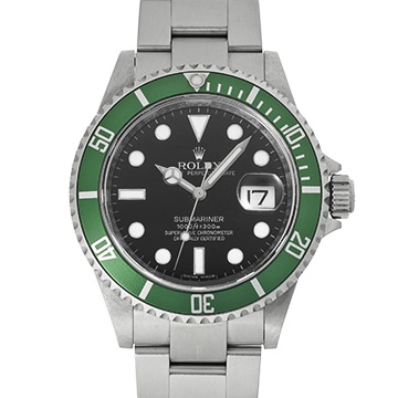 ロレックス サブマリーナー 16610LV ブラック メンズ 時計 【中古】【wristwatch】