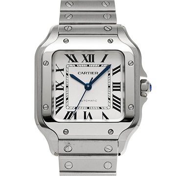カルティエ サントス ドゥ カルティエ MM WSSA0029 シルバー メンズ 時計 【中古】【wristwatch】