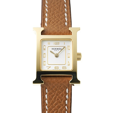 エルメス Hウォッチ ミニ HH1.101 ホワイト レディース 時計 【新品】【wristwatch】
