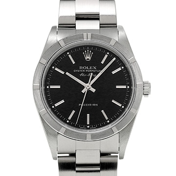 ロレックス エアキング 14010M ブラック メンズ 時計 【中古】【wristwatch】