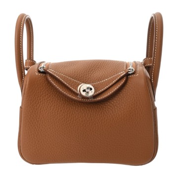 エルメス リンディ ミニ  ゴールド トリヨンクレマンス レディース バッグ 【新品】【bag】