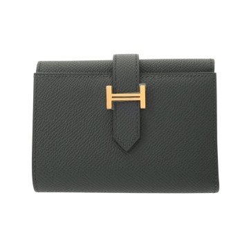 エルメス ベアン コンビネ ヴェールフォンセ ヴォーエプソン レディース 財布 【未使用】【purse】