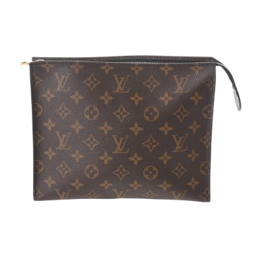 ルイ ヴィトン モノグラム ポッシュトワレ NM ブラウン M46037 モノグラムキャンバス ユニセックス 【中古】【bag】