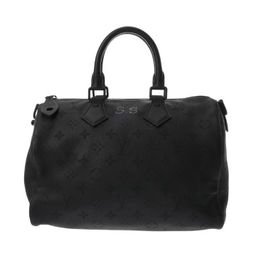 ルイ ヴィトン スピーディ P9 バンドリエール 30 2WAY ウルトラブラック M13904 カーフレザー レディース バッグ 【中古】【bag】