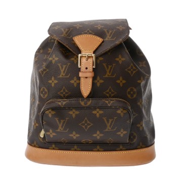 ルイ ヴィトン モノグラム モンスリ MM ブラウン M51136 モノグラムキャンバス レディース バッグ 【中古】【bag】