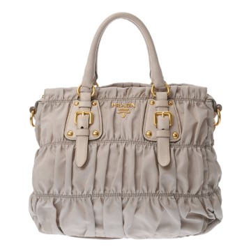 プラダ 2WAY ベージュ BN1336 ナイロン/レザー レディース バッグ 【中古】【bag】