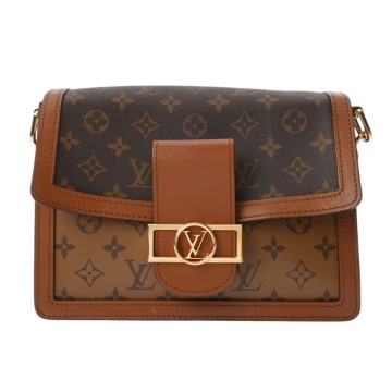 ルイ ヴィトン モノグラムリバース ドーフィーヌ MM 旧型 ブラウン M44580 レディース バッグ 【中古】【bag】