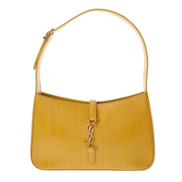 サンローラン ル サンカセット イエロー GNR657228 1222 レザー レディース バッグ 【中古】【bag】