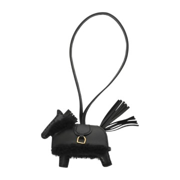 エルメス ロデオ PM ロベオプラッシュ ブラック アニョーミロ/ヴォースイフト/メリノウール ユニセックス 【中古】【other】