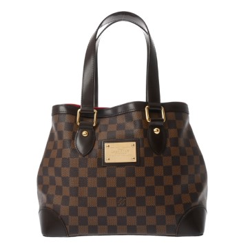 ルイ ヴィトン ダミエ ハムステッド PM ブラウン N51205 ダミエキャンバス レディース バッグ 【中古】【bag】