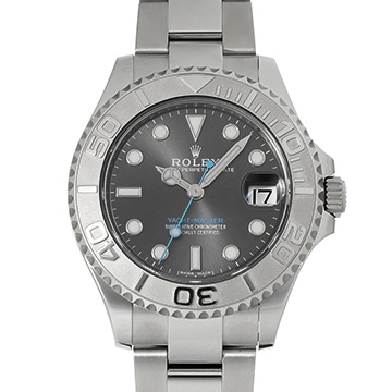 ロレックス ヨットマスター 37 ダークロジウム 268622 スレートグレー ユニセックス 時計 【中古】【wristwatch】