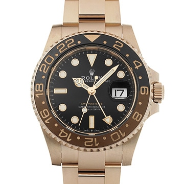 ロレックス GMTマスターII 126715CHNR ブラック メンズ 時計 【中古】【wristwatch】